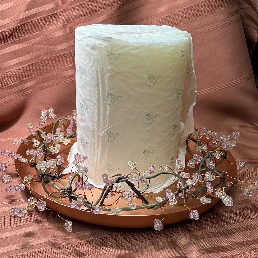 PL BEADED VERSATILE VINTAGE CANDLE RING - Picture 4 of 7